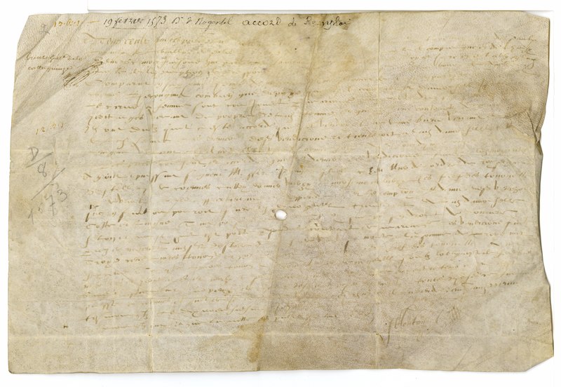 Fichier:Fonds famille Dujay-Nogentel – Accord du 19 février 1573 BAnQ 04T P51 002.tif