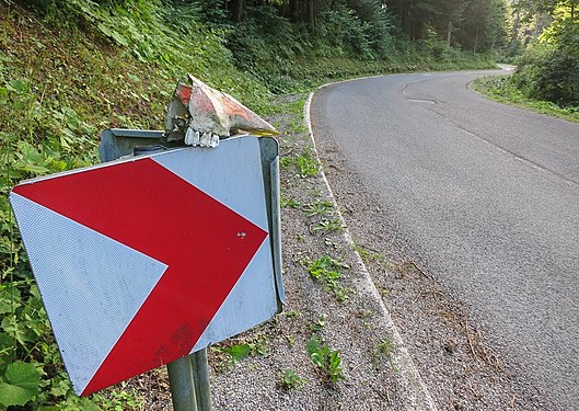 Bone sign in Croatia