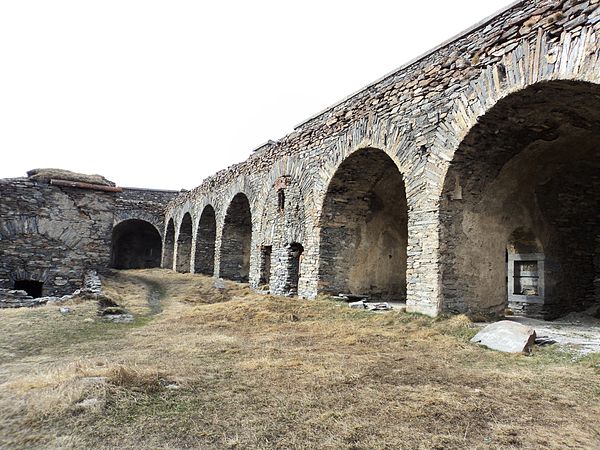 Remains of Forte Varisello.