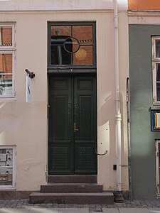 Main entrance in Fortunstræde