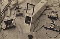 Fotoaparáty Přemysla Koblice, foto Pestrý týden 1943