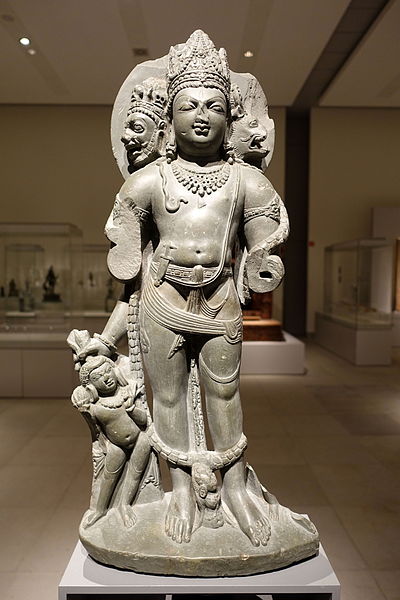 File:Four-headed god Harihara, Kashmir, 9th century AD, soapstone - Ethnological Museum, Berlin - DSC01606.JPG