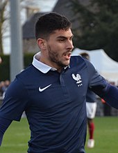 Neal Maupay was named the Brentford Supporters' and Players' Player of the Year after scoring 28 goals during the 2018-19 season. France - England U19, 20150331 11.JPG
