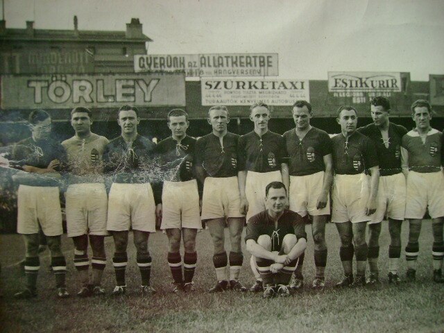 Hungary preparing for the 1938 FIFA World Cup