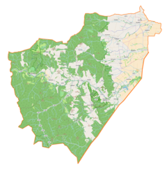 Mapa lokalizacyjna gminy Fredropol