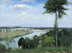 Thumbnail for File:French River Landscape, Bois-le-Roi (Carl Fredrik Hill) - Gothenburg Museum of Art - GKM 0522.tif