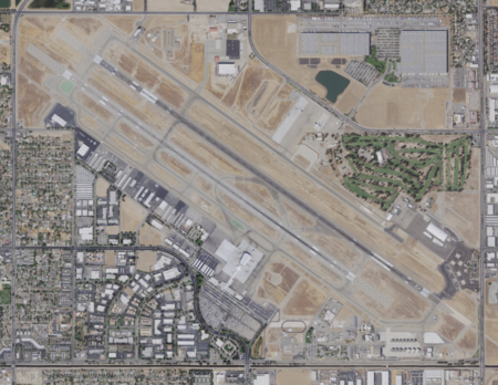 Fresno Airport aerial