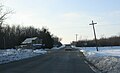 Looking west at downtown w:Frog Station, Wisconsin. Template:Commonist