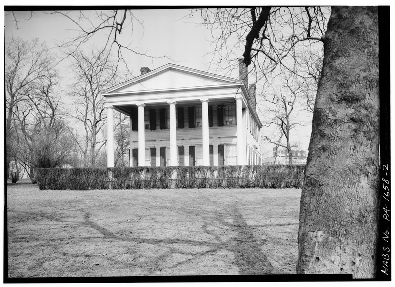 File:GENERAL VIEW - Hatfield House, Thirty-third Street and Girard Avenue, Philadelphia, Philadelphia County, PA HABS PA,51-PHILA,233-2.tif