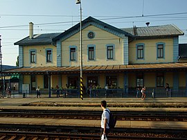 Železničná stanica v Galante