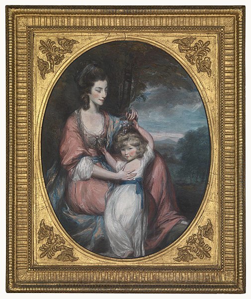 File:Gardner, D - Lady Augusta Corbett and her son Stuart - S0050 - Framed - PNG 1010 1200 70 faf9f5 s.jpg