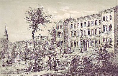 Gatternicht - Das neue Krankenhaus in Tübingen (um 1855).jpg