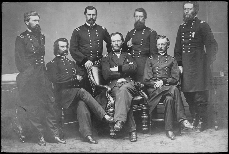 File:Gen. William T. Sherman, U.S.A. with his division commanders. - NARA - 530418.jpg