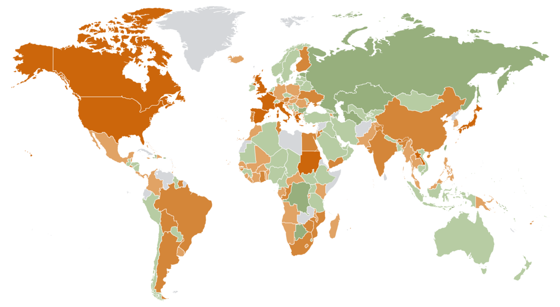 List of countries by government debt