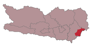 Map of the judicial district of Bleiburg