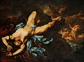 Giovanni Battista Langetti - The Torture of Ixion (17th-century).jpg