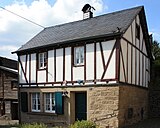 Bell ringer house and crosses