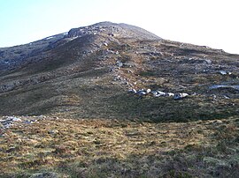 Ben Hee'nin kuzey kanadındaki buzul morren sırtı. - geograph.org.uk - 1680093.jpg