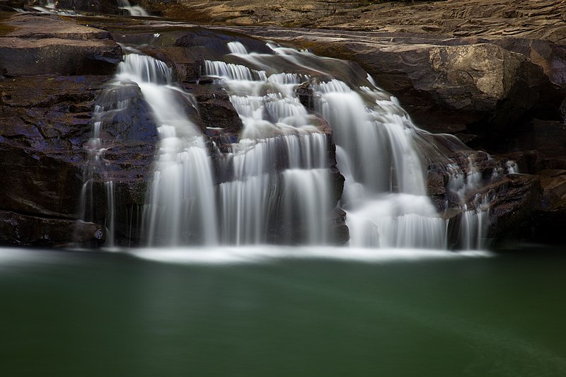 File:Glade-creek-spring-waterfalls - West Virginia - ForestWander.jpg