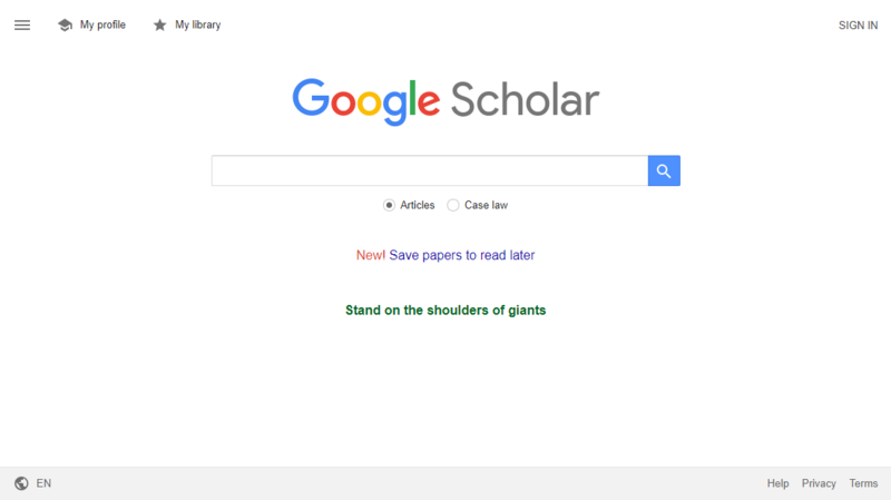 What is an advantage to using Google Scholar when conducting online research?
