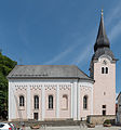 * Nomination Parish church Saints Peter and Paul, Griffen, Carinthia, Austria --Johann Jaritz 12:31, 23 May 2015 (UTC) * Promotion  Support Good quality. Could be a little brighter. Distortion is ok for me, but quite strong. --Code 13:09, 23 May 2015 (UTC) Done Thanks for your monitoring and assessing. Wide angle lenses and steeples do not really match. Anyway I tried to reduce those defects. Brighter version with less distortion uploaded. --Johann Jaritz 13:36, 23 May 2015 (UTC)