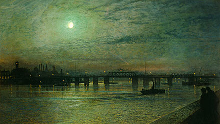 Battersea Bridge, John Atkinson Grimshaw (1885)