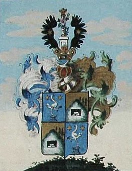 Arms of the family Grosschmid de Mára[1]