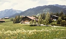 Gstaad International School in the mid-1980s. Gstaad International School.jpg