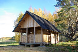 Härmä tsässon, eine hölzerne Seto-Kapelle in Härmä.