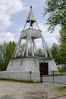 Högvålen village in Sweden