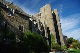 The back of the castle.