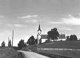 Hegra kyrka år 1936.