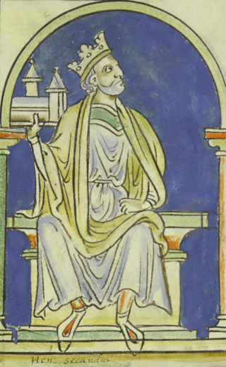 <span class="mw-page-title-main">Henry II of England</span> King of England from 1154 to 1189