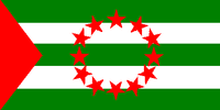 Manabí (Flag of Manabí when the province had eight cantons)