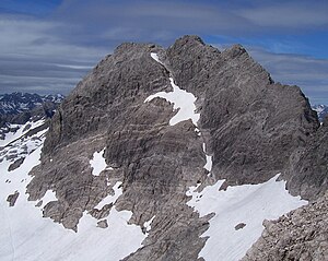 Hochfrottspitze de la urcare la Mädelegabel