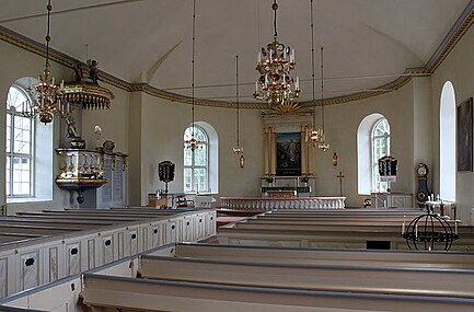 Holsljunga kyrka, i Västra Götalands län, altartavla (1932).