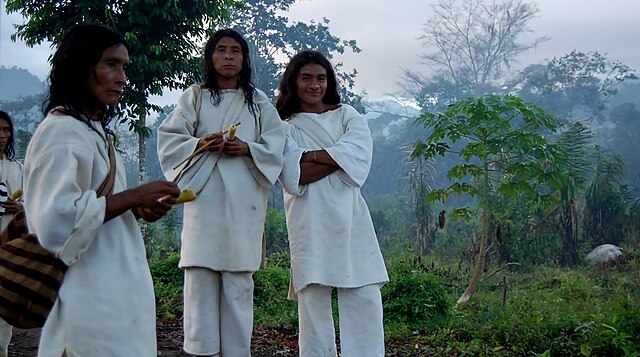 The Kogi, descendants of the Tairona, are a culturally intact, largely pre-Columbian era society.