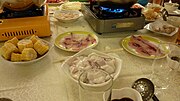 Hot pot at the Tack Hsin restaurant