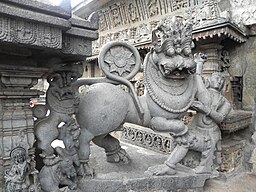 Hoysala emblem at Belur