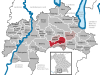 Location of the community Huglfing in the district of Weilheim-Schongau