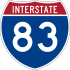 Interstate 83 Markierung