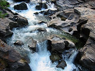 Icicle Creek river in the United States of America