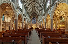 The nave of the Immaculate Conception Church, Farm Street, London