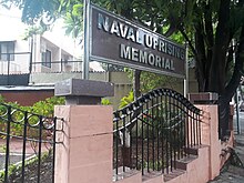 Naval uprising memorial in Colaba, Mumbai Indian Navy revolt memorial in Mumbai 15.jpg