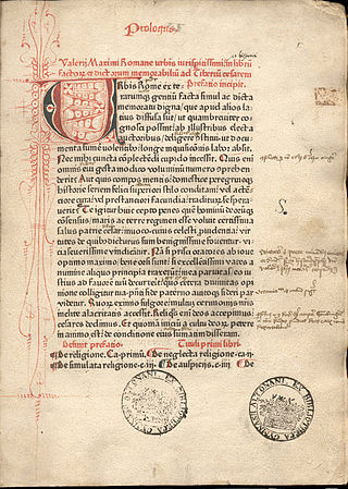 <span class="mw-page-title-main">Incunable</span> Works printed in Europe before 1501