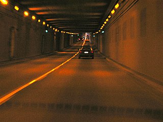 <span class="mw-page-title-main">George Massey Tunnel</span> Tunnel beneath the Fraser River in British Columbia