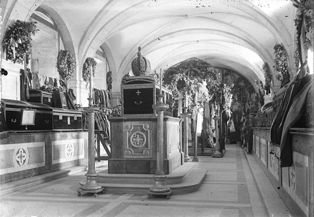 The pantheon in the early 20th century, before the Lisbon Regicide.