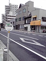 茨城県石岡市の八間道路