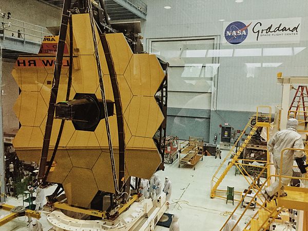 James Webb Space Telescope mirrors assembled, May 2016