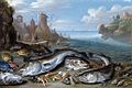 Jan van Kessel (I) - Harbour Scene with Fish - WGA12137.jpg